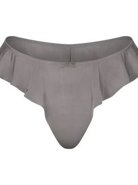 Skims corset bra collection thong  gray chalk